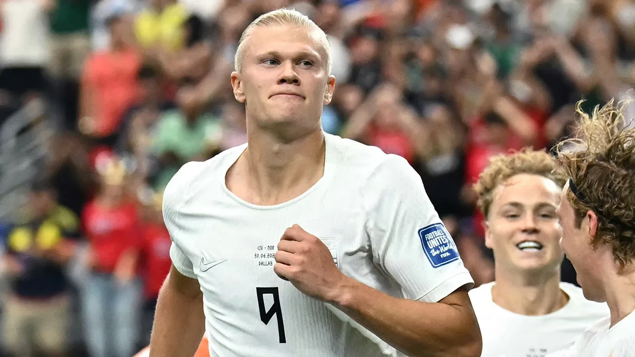 Late treffer Haaland bezorgt Noorwegen WK-overwinning op Ivoorkust