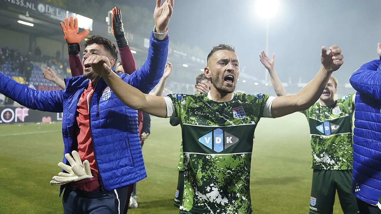 Dit is het resterende programma van de degradatiekandidaten 