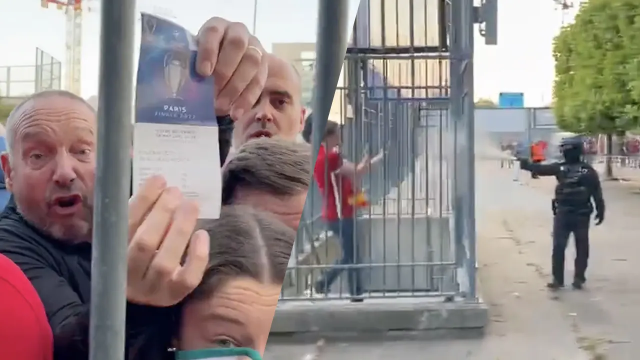 Franse politie spuit traangas op onschuldige Liverpool-fans: 'Totaal waardeloze organisatie'