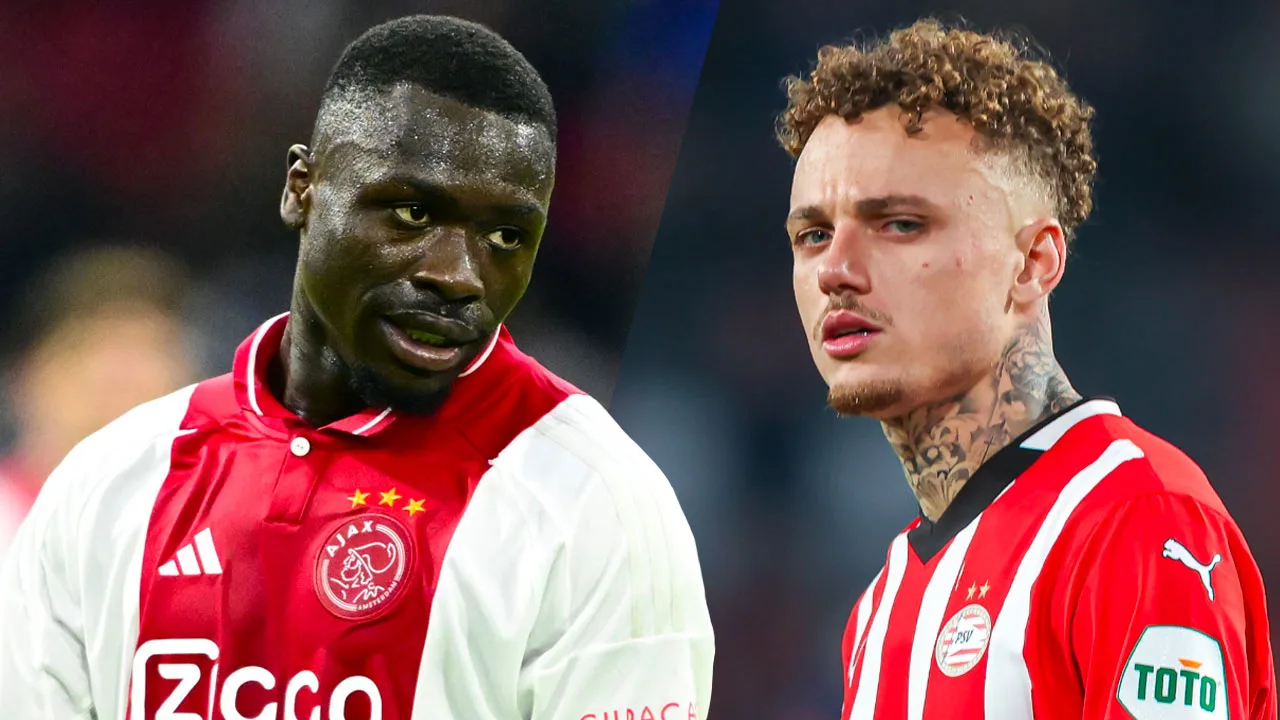 Brobbey trof opvallend stille Lang: 'Normaal heeft hij wel babbels'