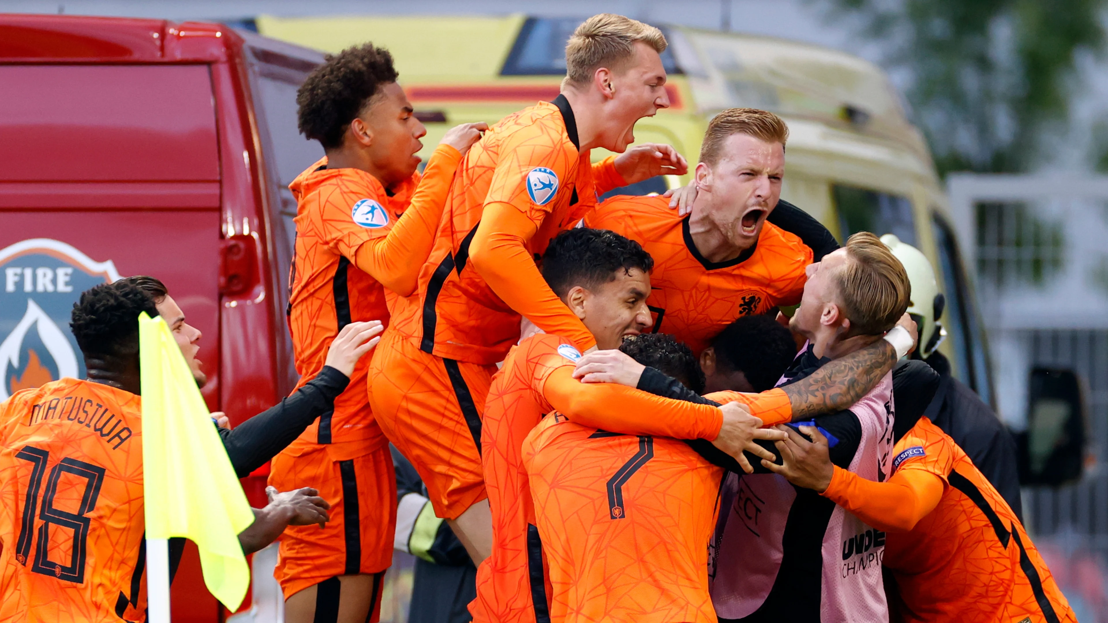 Jong Oranje begint halve finale op EK met dezelfde basisformatie