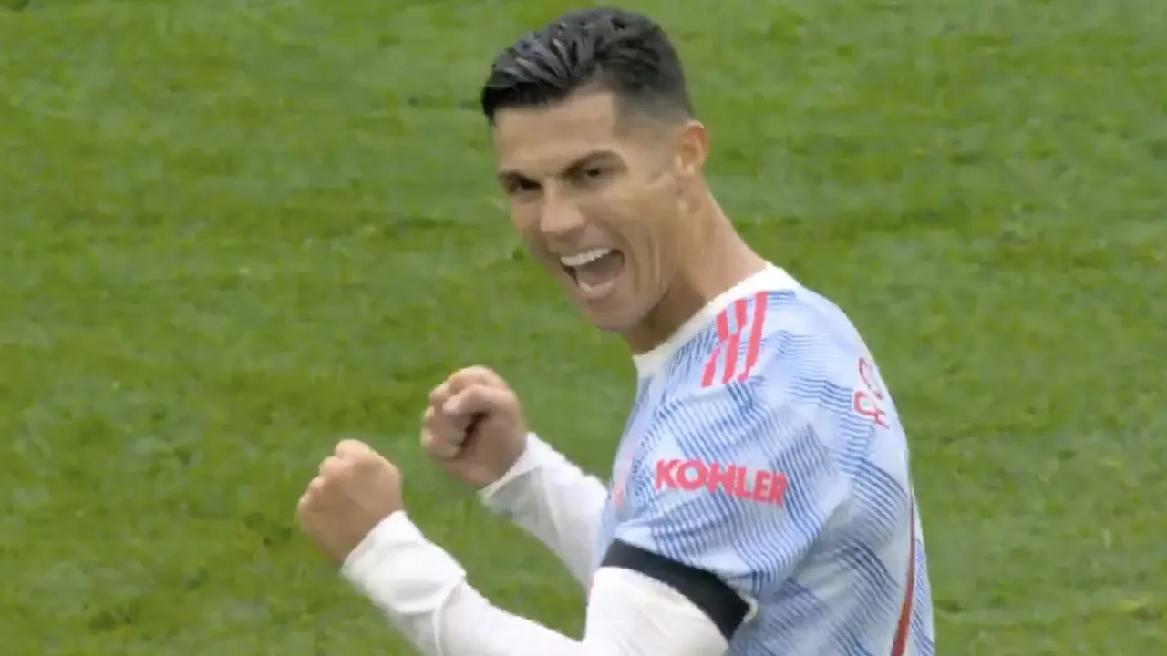 VIDEOGOAL: Cristiano Ronaldo opnieuw trefzeker voor Manchester United