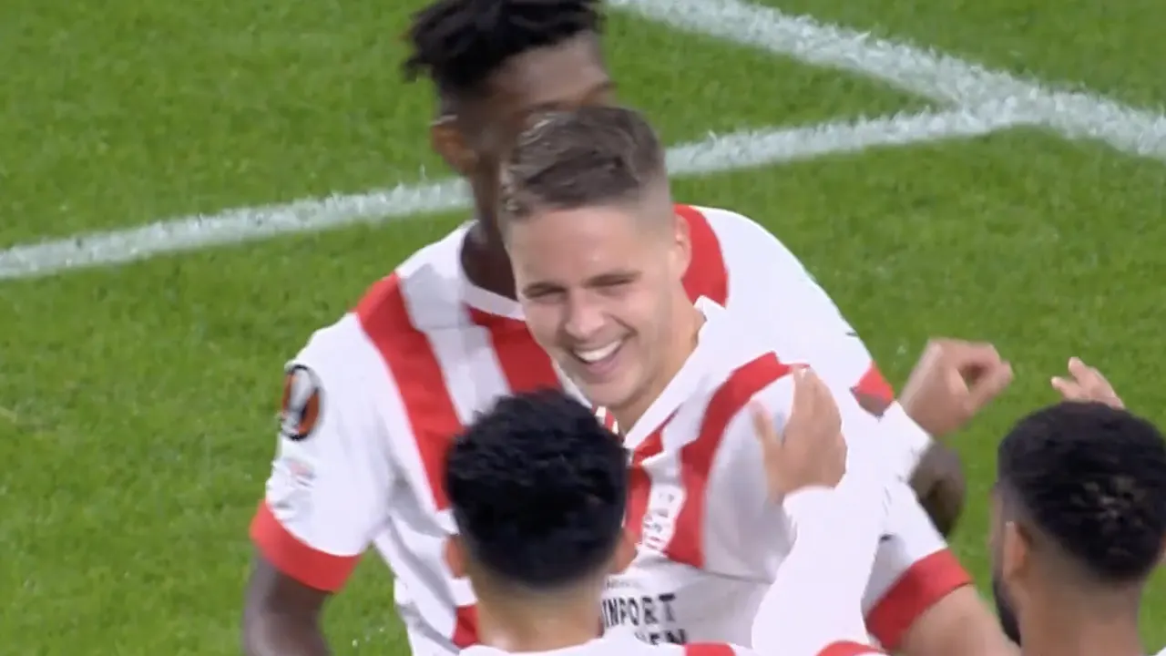 VIDEOGOAL: PSV - FC Zürich 4-0 (Veerman)