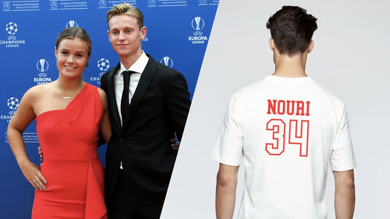 Vriendin Frenkie de Jong ondersteunt Nouri Foundation met speciale kledinglijn