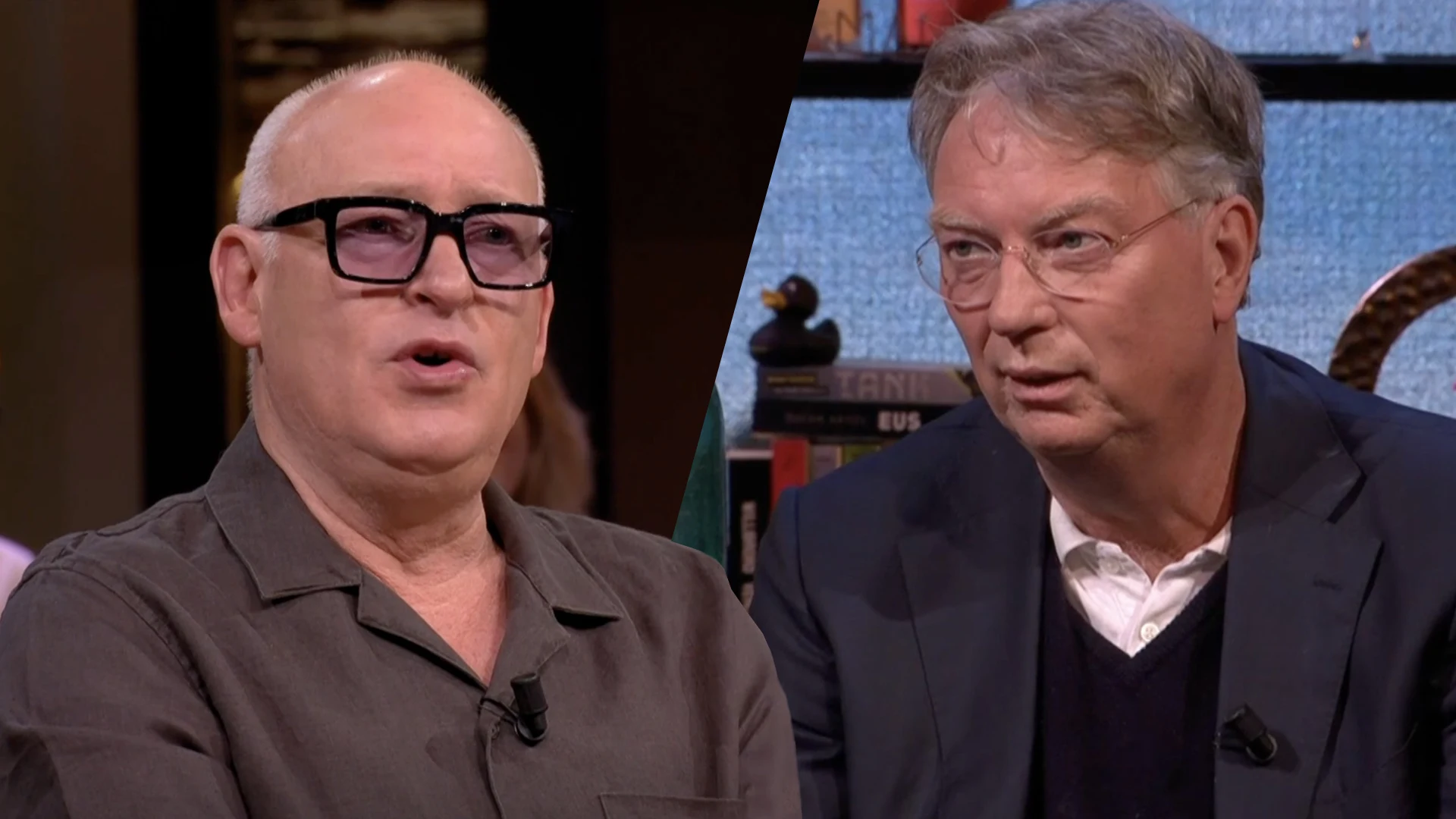 René tegen Arend Jan Boekestijn: 'Maak je nou eens niet zo druk, doe niet zo moeilijk!'