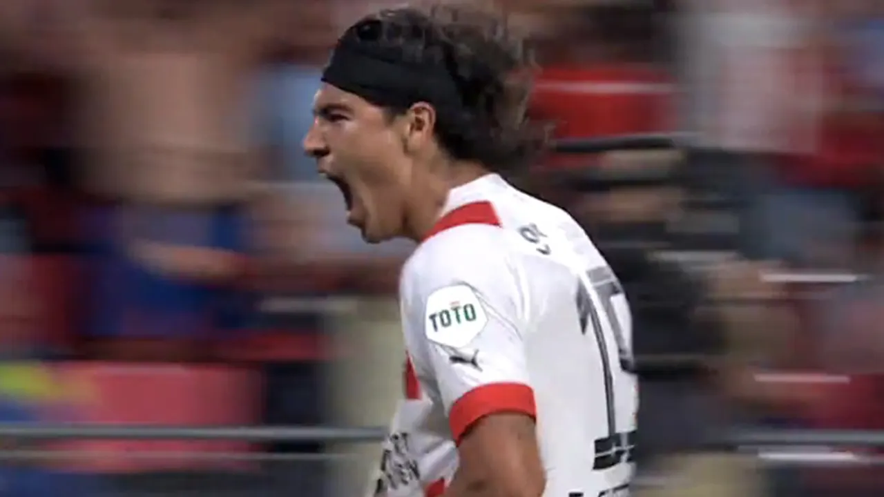 Videogoal: PSV komt terug in de wedstrijd dankzij Érick Gutiérrez
