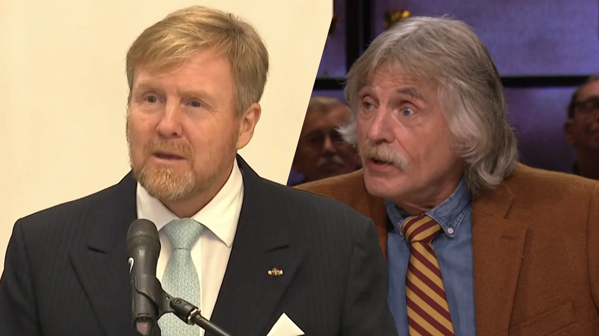 Vandaag Inside-tafel ziet koning Willem-Alexander zich opnieuw verspreken: 'Wat zegt hij nou?!'