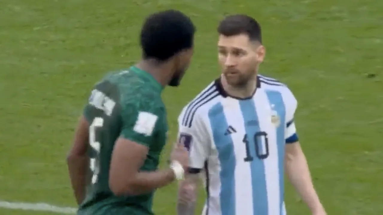 Hysterische Al-Bulayhi onthult wat hij in gezicht Messi schreeuwde na winnende treffer