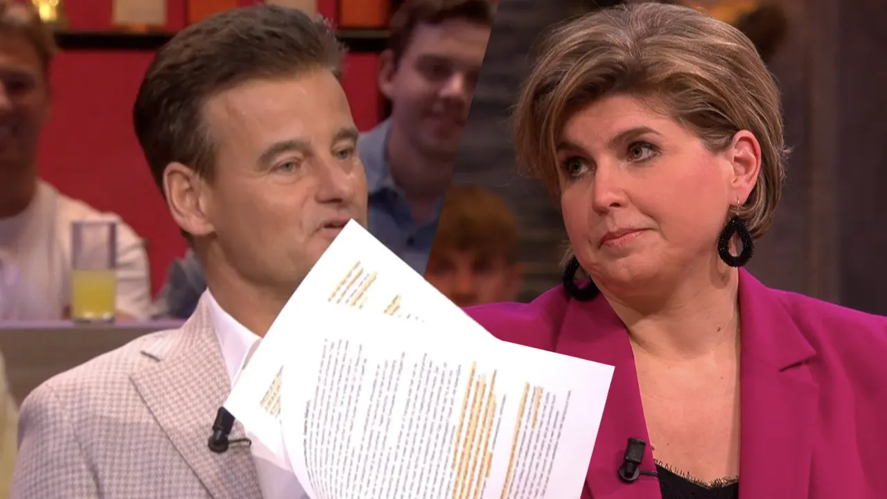 Angela de Jong gebeld door RTL Tonight-maker nadat Wilfred Genee mail voorlas bij Vandaag Inside