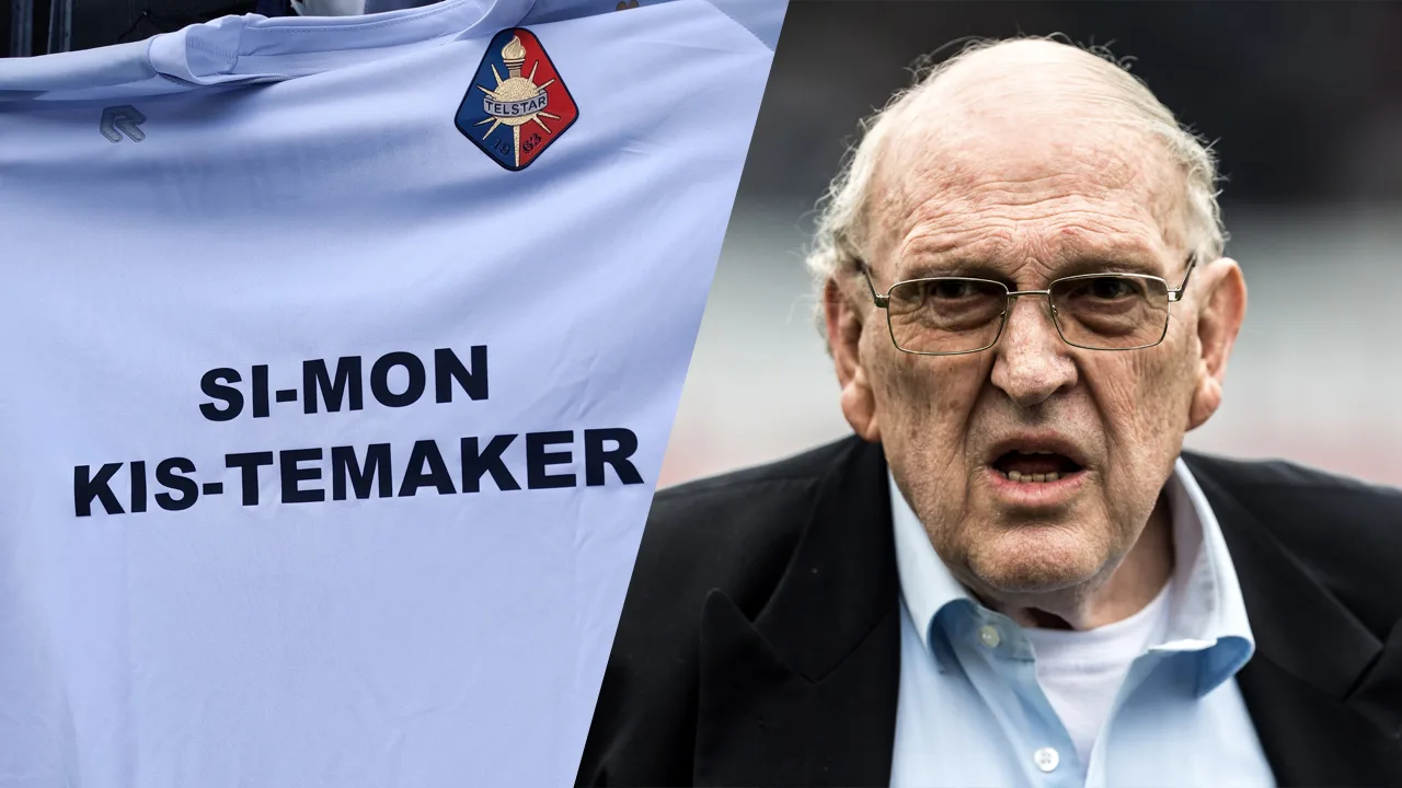 Telstar speelt met naam Simon Kistemaker op shirt