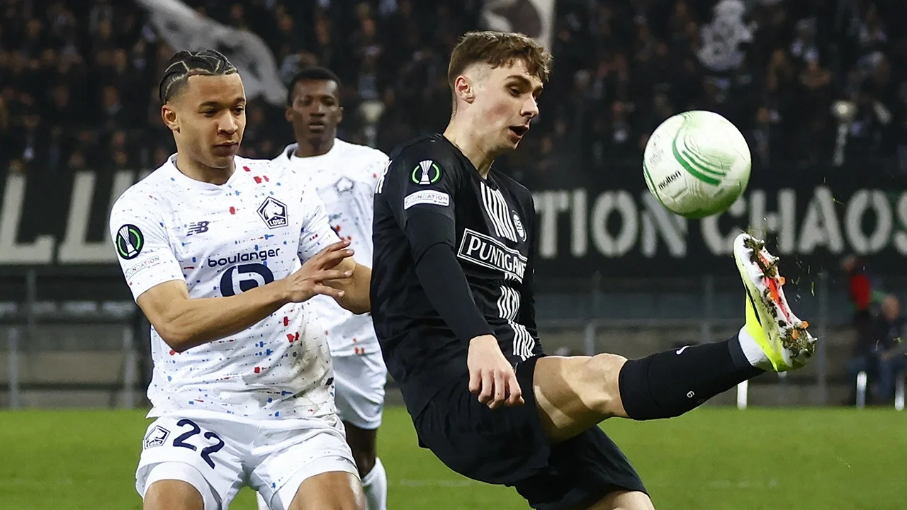SAMENVATTING: Sturm Graz - Lille (achtste finales Conference League)
