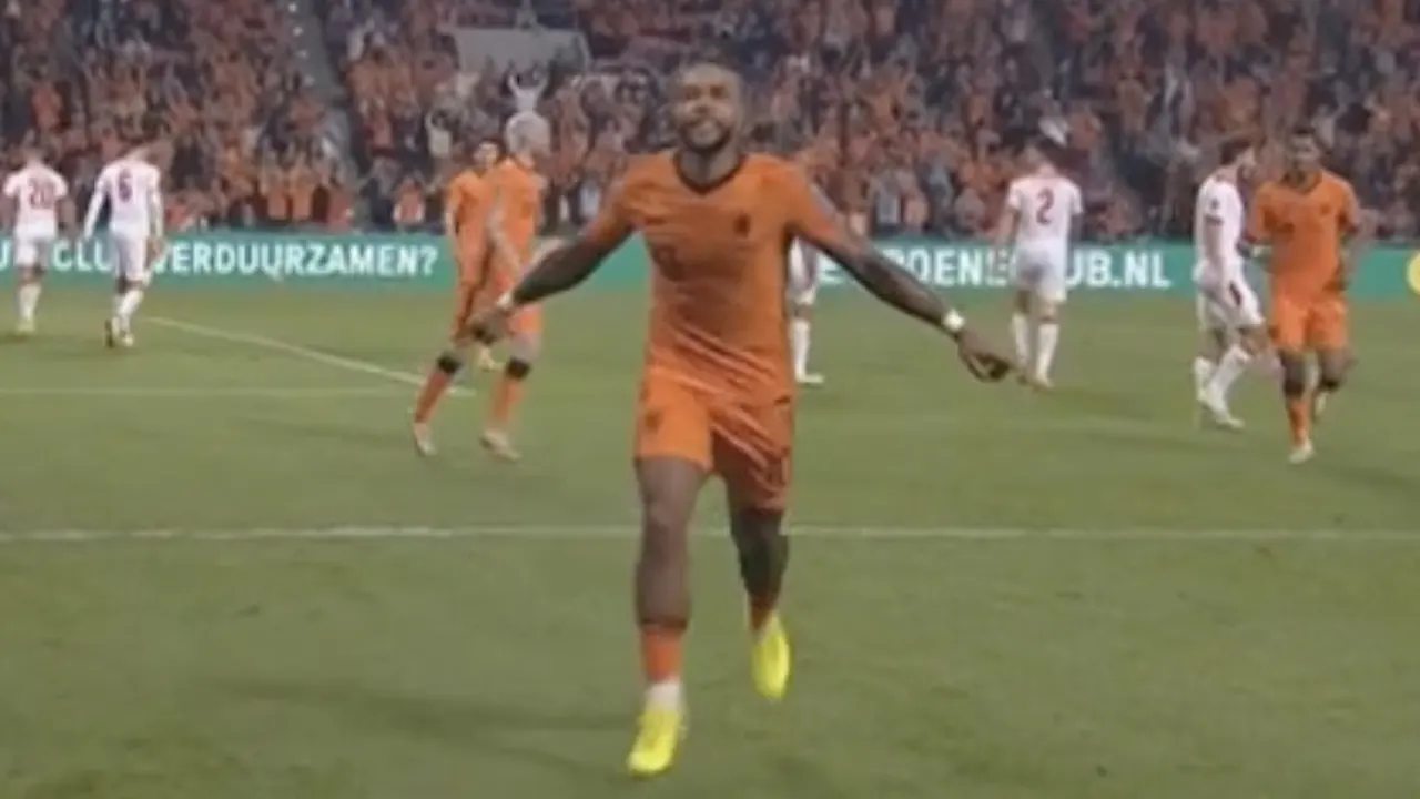 VIDEOGOAL: uitblinker Memphis schiet opnieuw raak voor Oranje