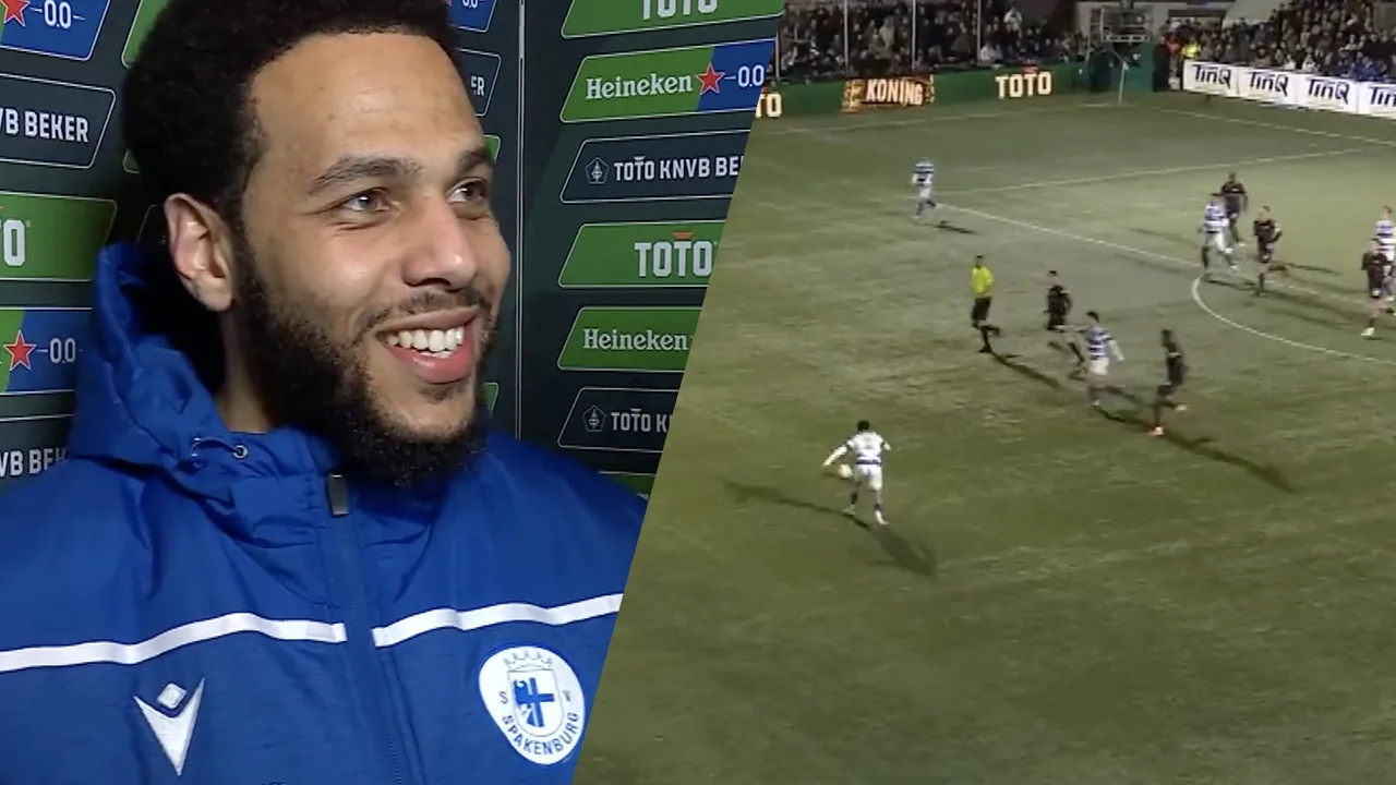 Hans Kraaij jr. gecorrigeerd door Spakenburg-speler: 'Zondagsschot mag je hier niet zeggen'