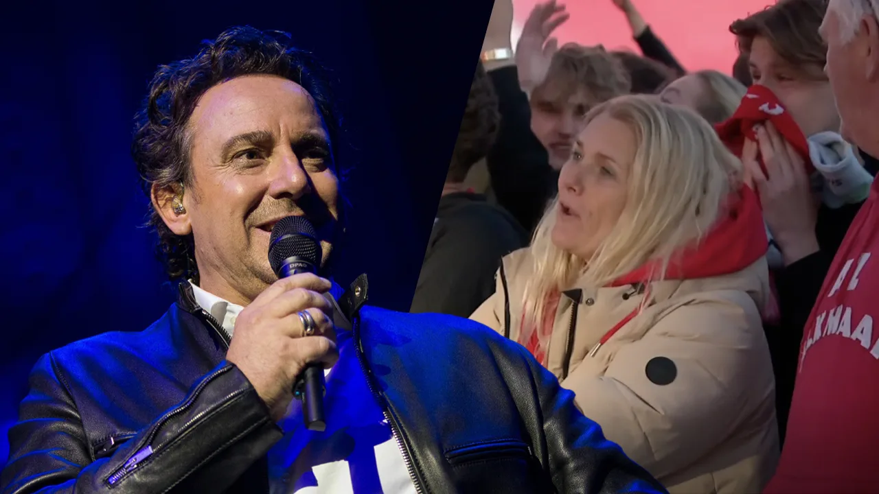 Video: 'Rood' van Marco Borsato gedraaid bij bekerhuldiging AZ