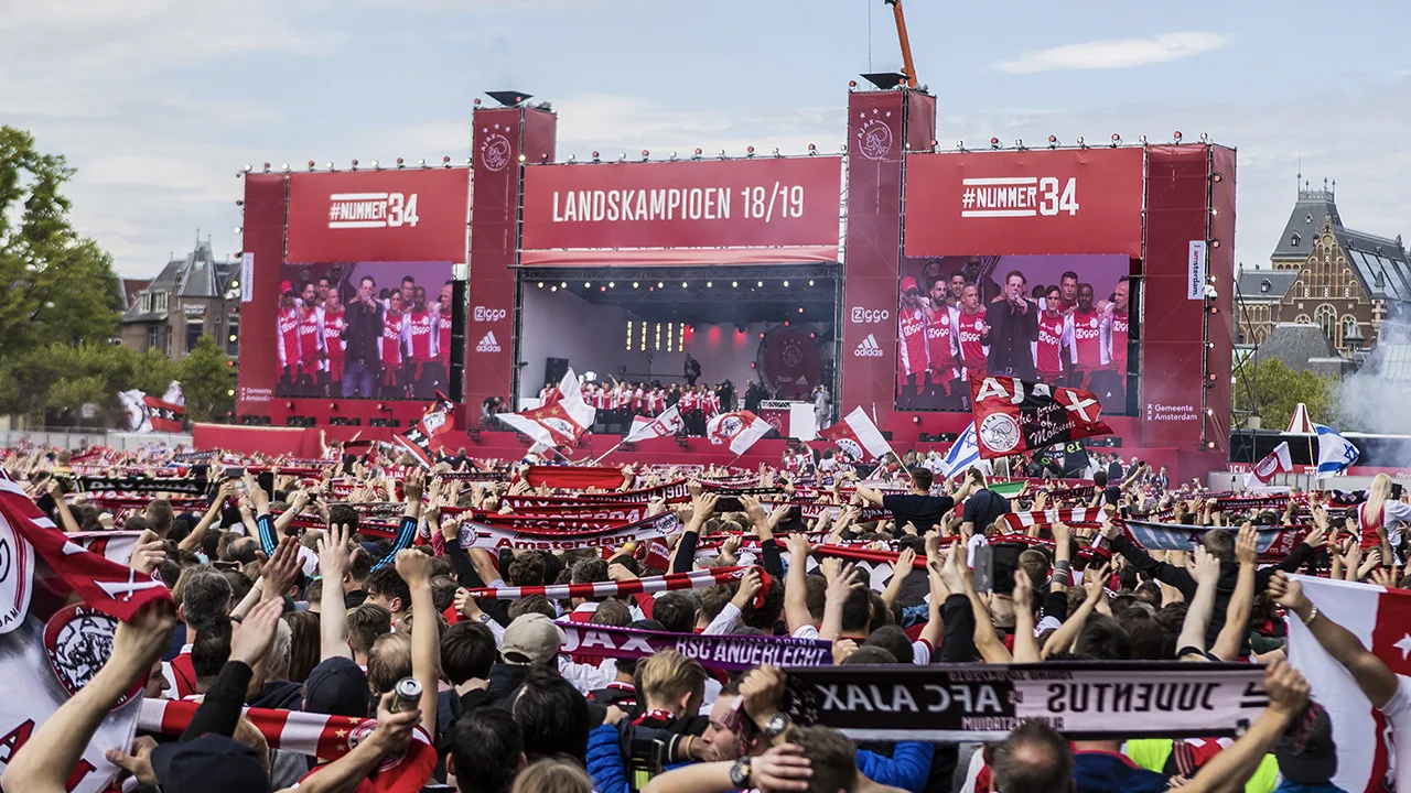 Geen huldiging in de stad bij kampioenschap Ajax