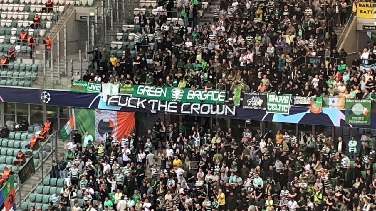 UEFA legt Celtic boete op om spandoek dat dood Queen Elizabeth bespotte