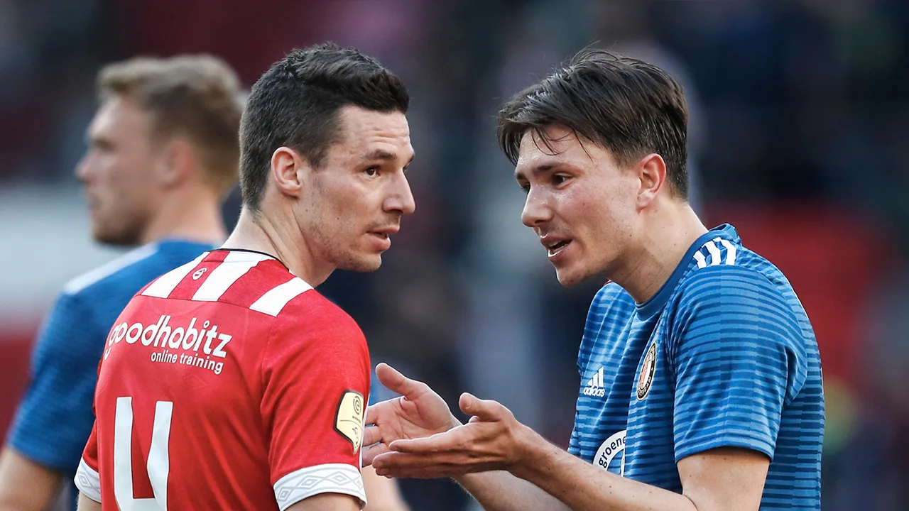 Strijd tussen Feyenoord en PSV losgebarsten op Twitter