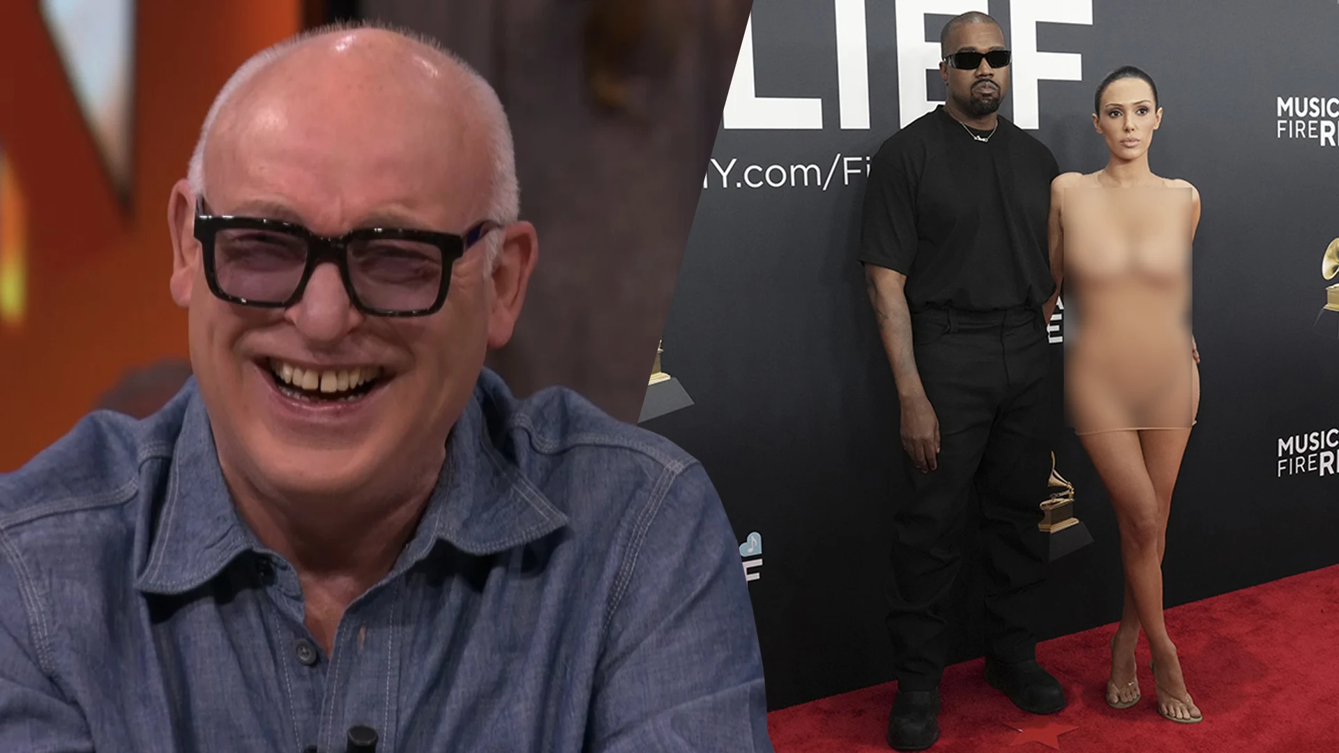 René ziet outfit van vrouw Kanye West: 'Als dit de mode wordt, dan ben ik om!’