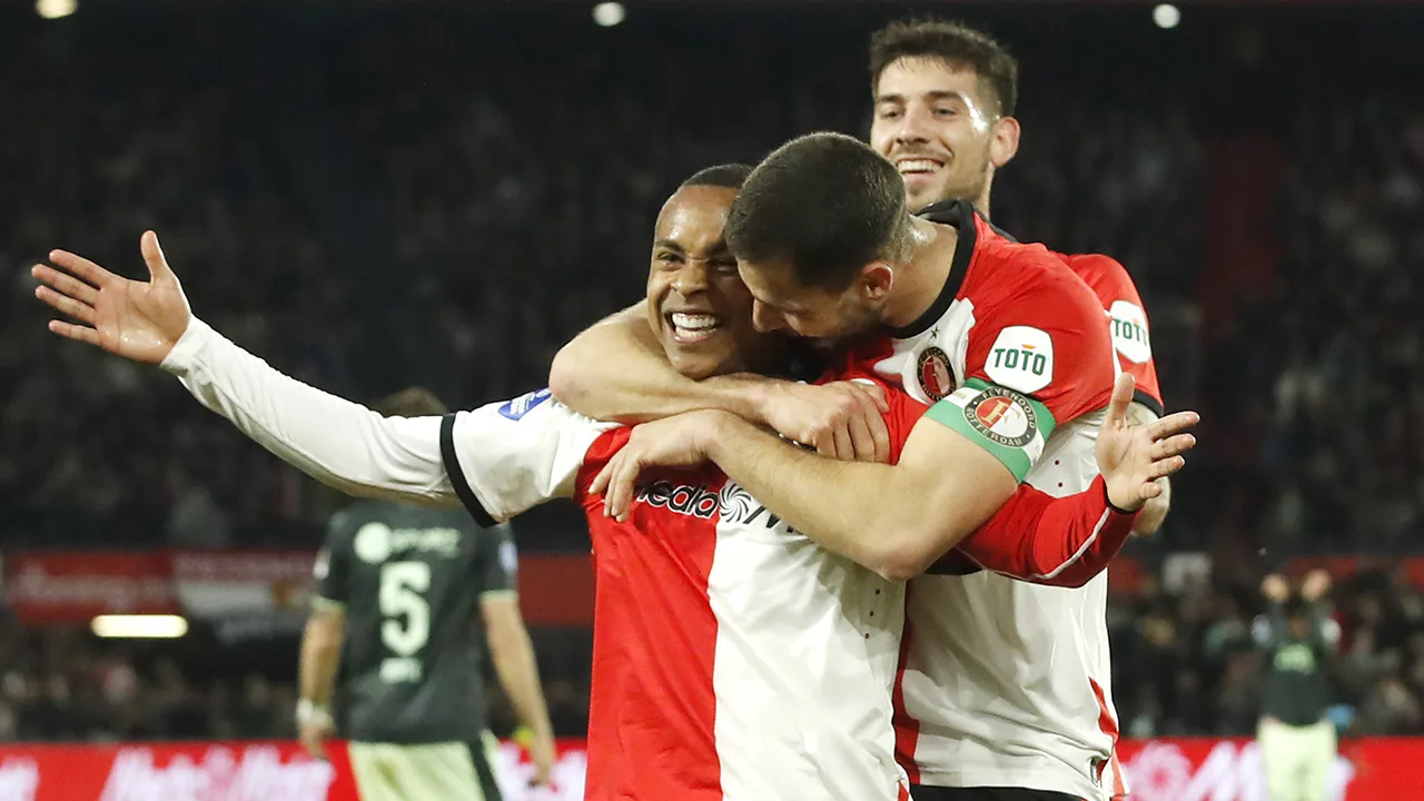 Feyenoord stijgt dankzij zege op Groningen naar derde plek