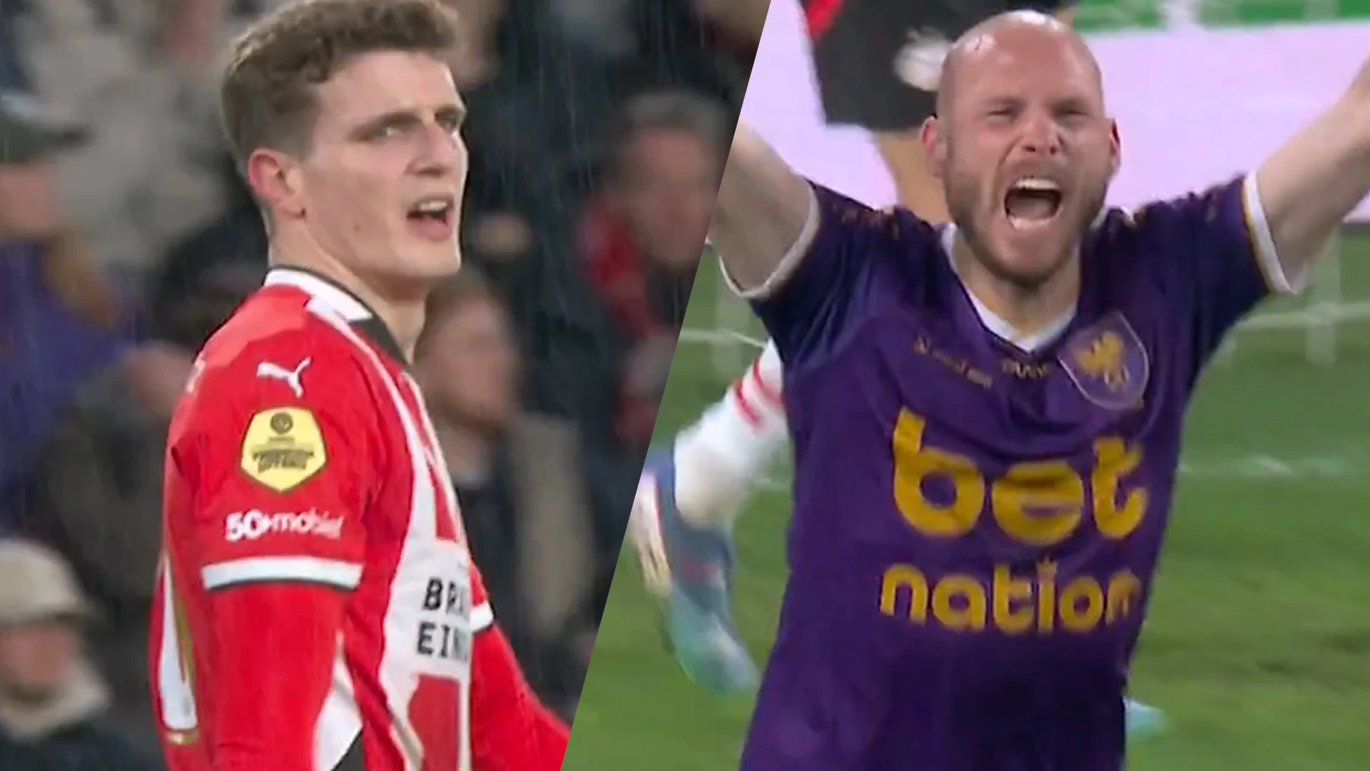 Videogoals: Go Ahead Eagles komt binnen een half uur op 0-2 voorsprong tegen PSV