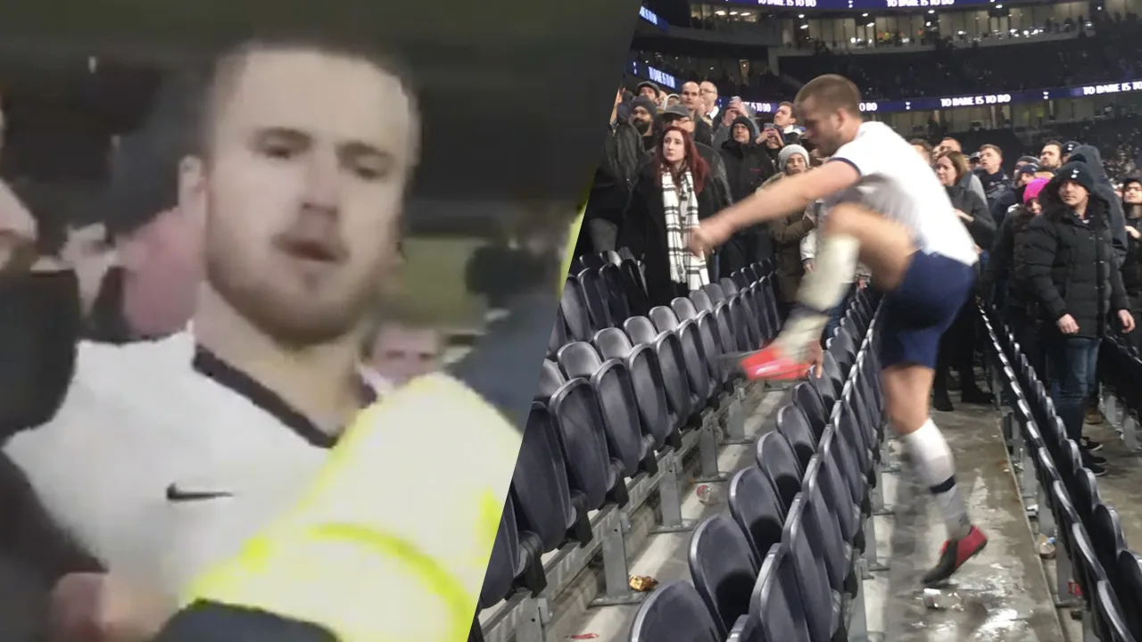 Tottenham-middenvelder Dier belaagt fan op tribune