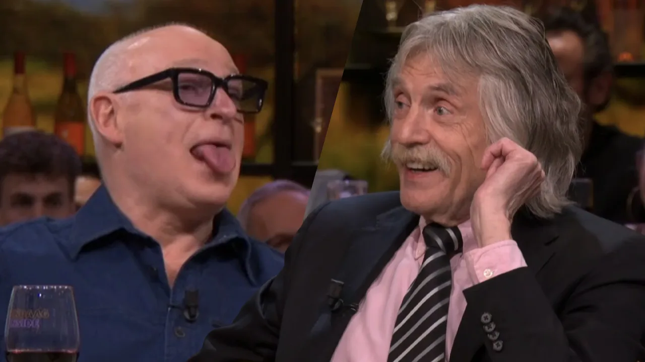 Johan na grap van René over Roel van Velzen: 'Niet ordinair worden, hè!'