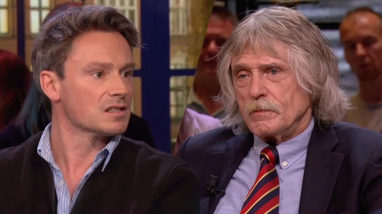 Johan Derksen hoort kritiek Sander Schimmelpenninck: 'Die gozer hangt mij zo de strot uit!'