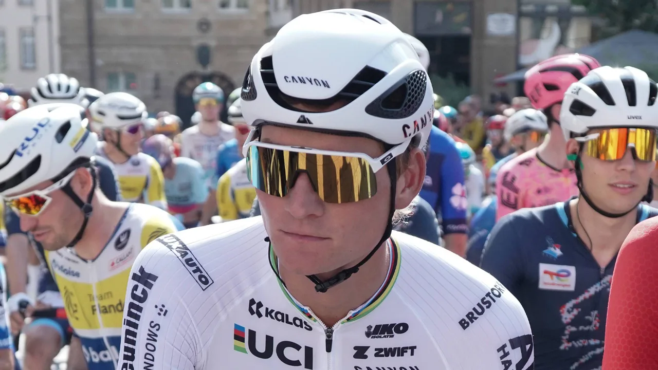 Mathieu van der Poel wint eerste rit in Ronde van Luxemburg