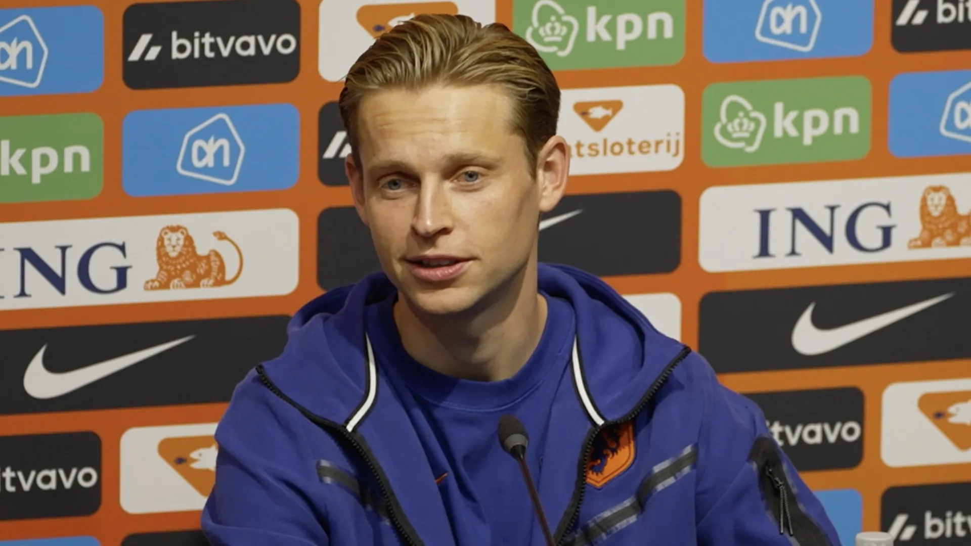 Frenkie zit niet op La Liga-wedstrijd in Miami te wachten: 'Voor spelers niet goed en niet eerlijk'