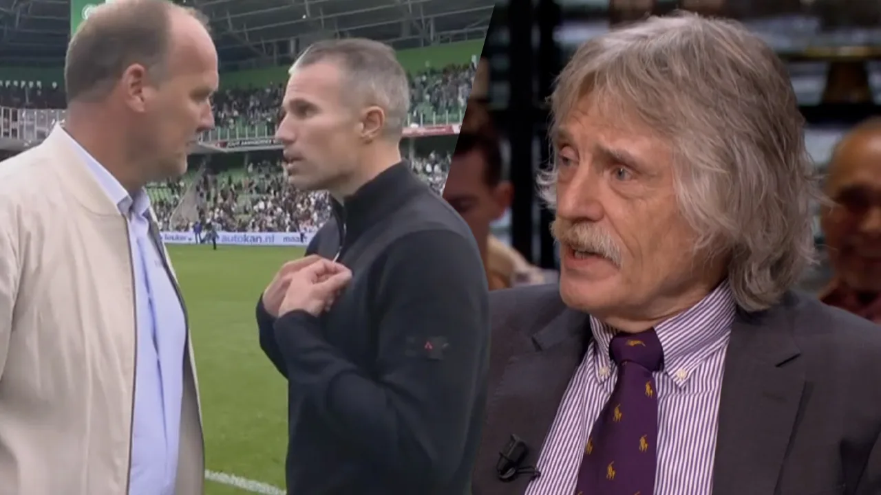 Johan Derksen heeft zich gestoord aan Robin van Persie: 'Hij gedraagt zich heel onvolwassen!'