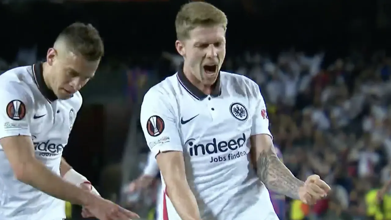 VIDEOGOAL: FC Barcelona - Eintracht Frankfurt 0-2 (Borre)