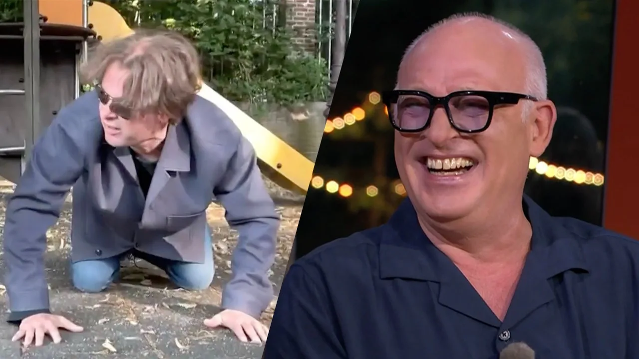 René geniet opnieuw van bizar filmpje Hans Teeuwen: 'Dit kan toch niet?'
