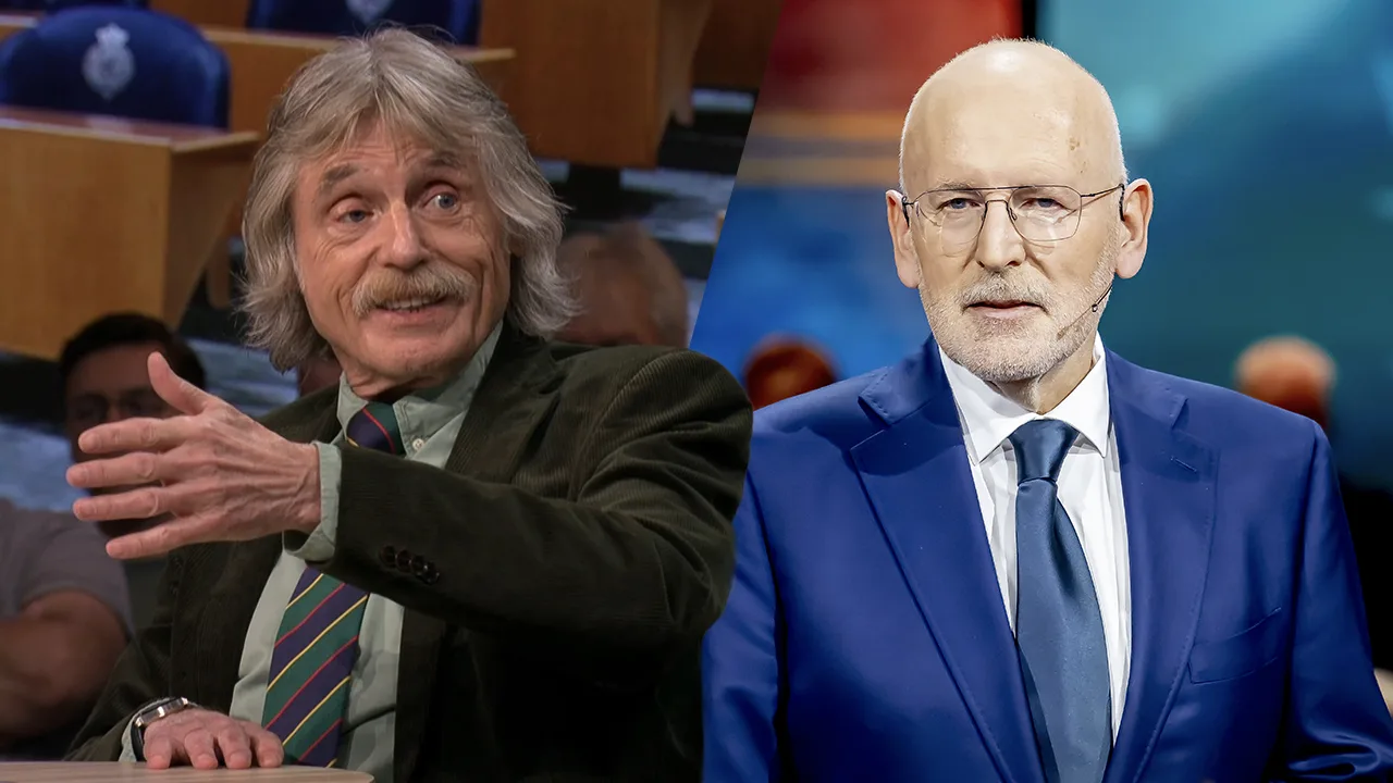 Johan Derksen: 'Op deze manier jaagt Frans Timmermans de kiezers naar Geert Wilders'