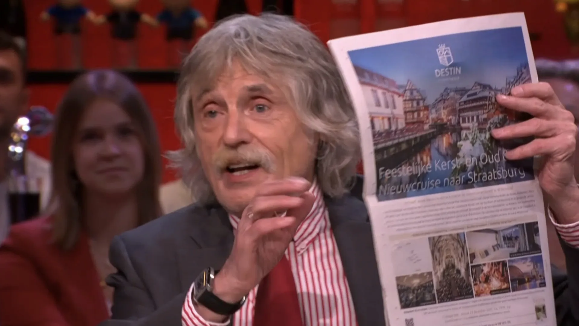 Johan Derksen ergert zich kapot aan NRC en De Volkskrant: 'Promotiekanalen voor links Nederland!'