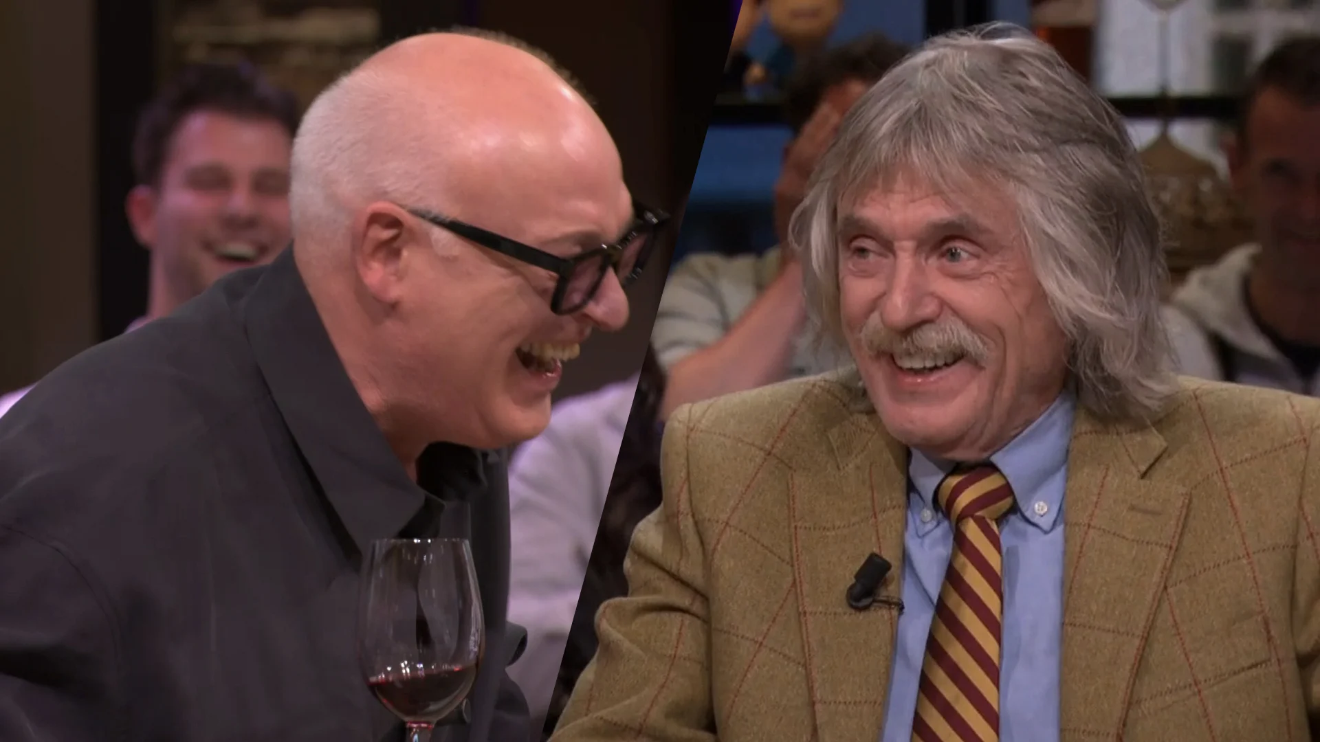 René na grap van Johan over het publiek: 'Wat zal John de Mol ons missen!'