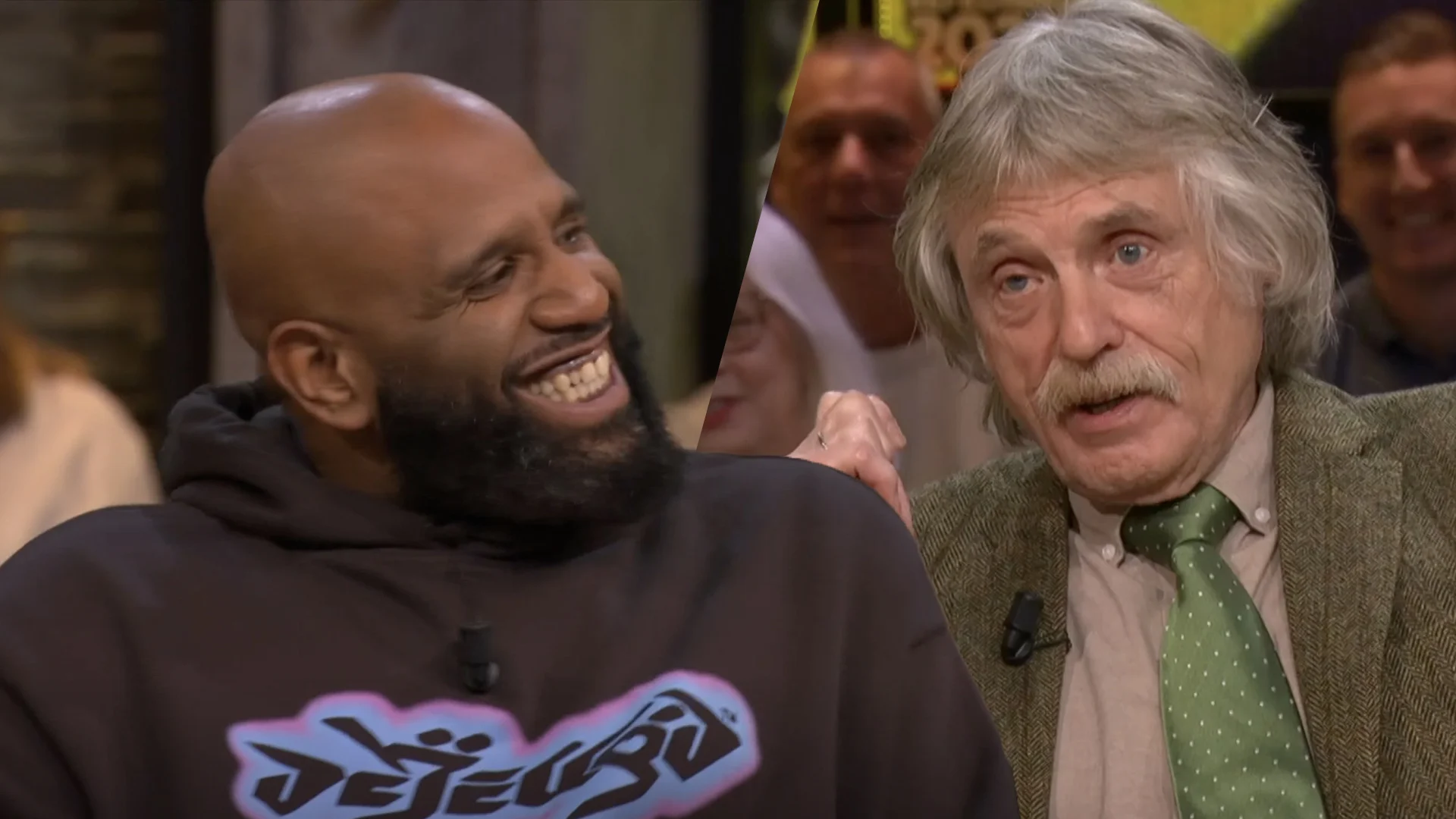 Johan Derksen tegen Willie Wartaal: 'Ik hoop dat je beseft dat het bij één keer blijft...'