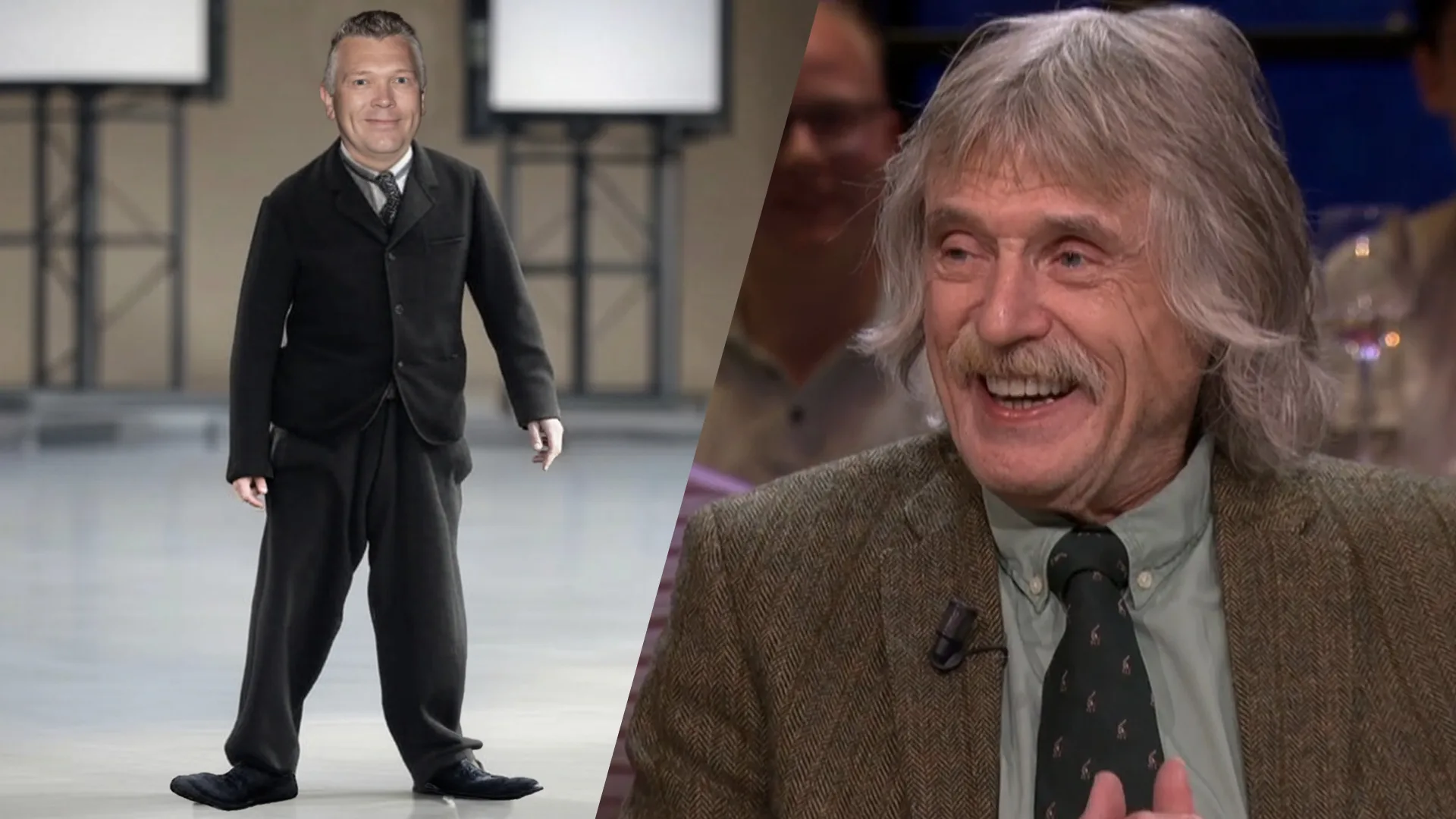 Johan vertelt details over Wouter de WInther: 'Hij loopt als Charlie Chaplin!'