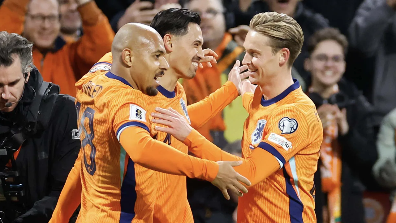 Oranje plaatst zich met ruime zege op Litouwen voor WK 2026