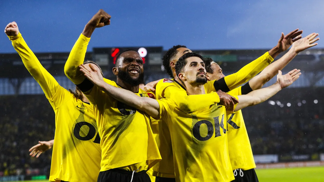 NAC na ruime zege op Excelsior dichtbij promotie naar Eredivisie