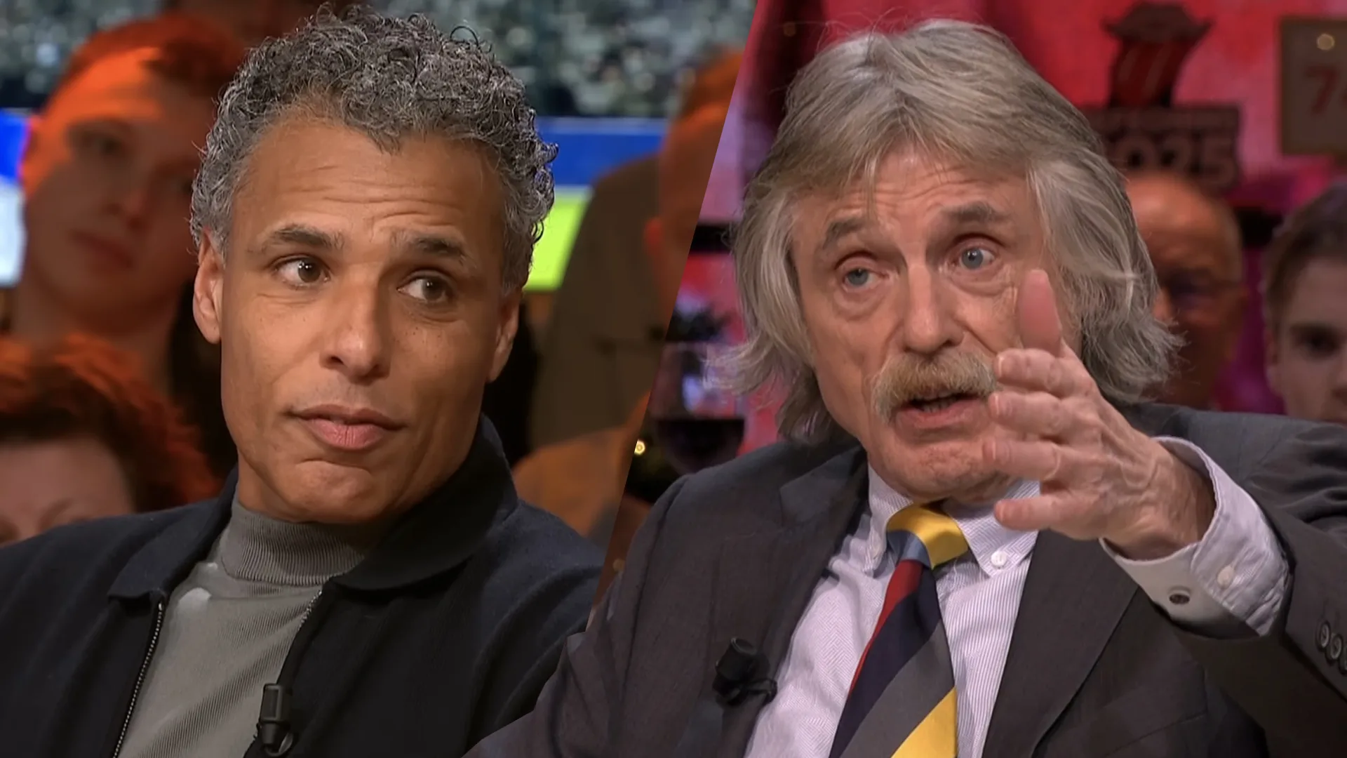 Johan Derksen niet rouwig om stoppen NOS Studio Voetbal: 'Want dan verdwijnt Van Hooijdonk ook!'