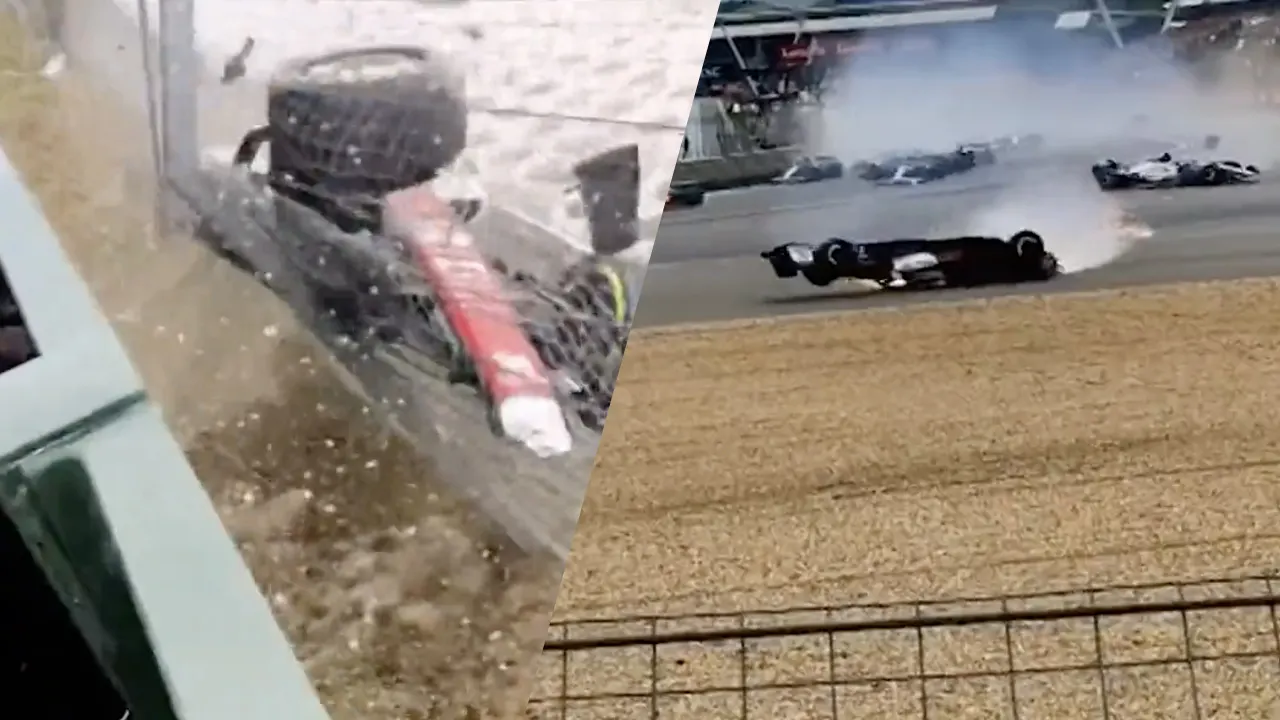 Nieuwe beelden tonen zware impact van horrorcrash Zhou op Silverstone