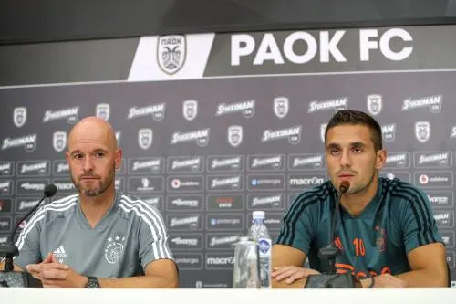 Ajax met Tadic in de spits tegen PAOK