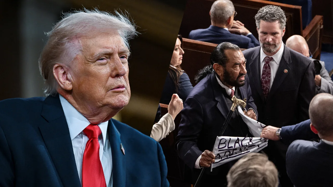Donald Trump breekt record van langste State of the Union, democraat Al Green uit zaal gezet