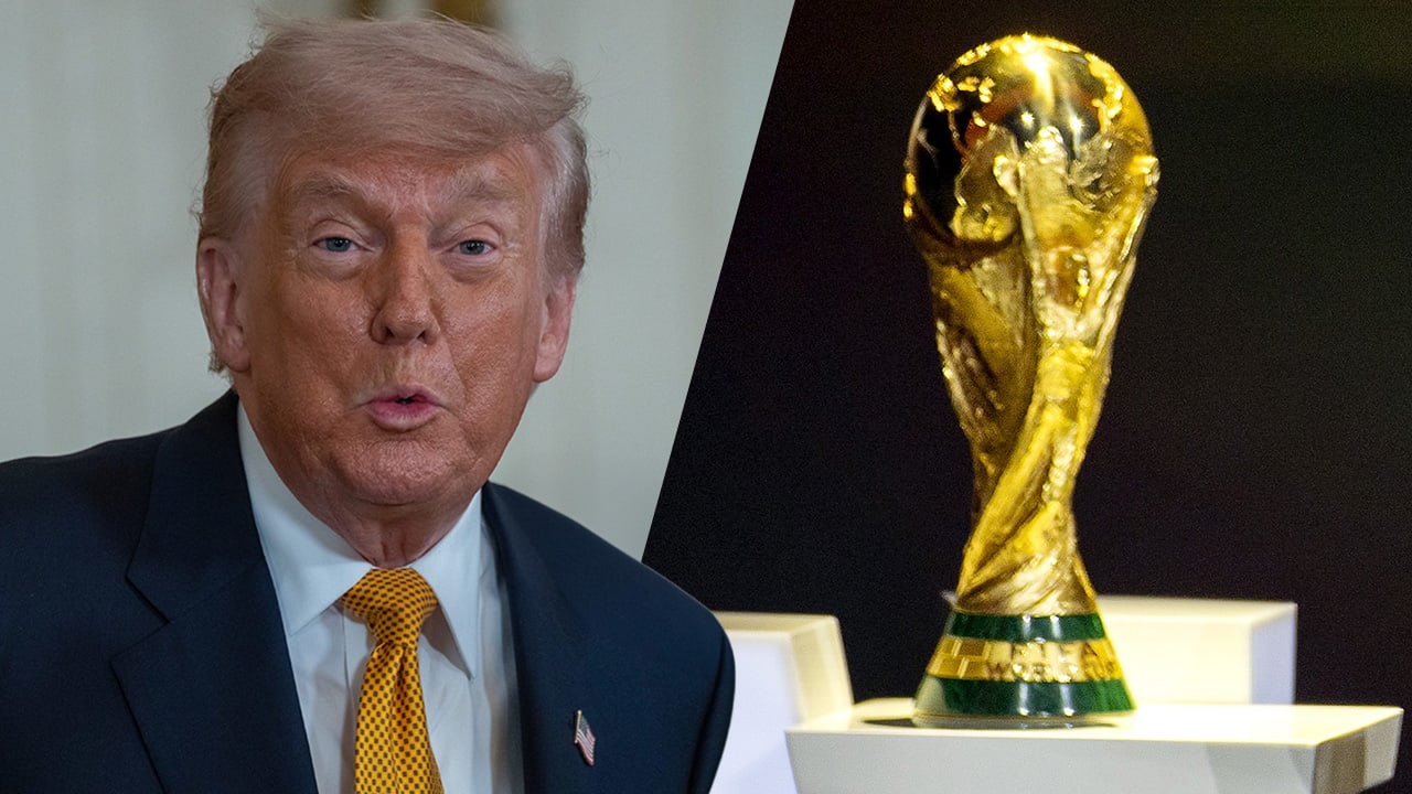 Donald Trump verbaasd door hoge ticketprijzen voor WK: ’Zelf zou ik het ook niet betalen’