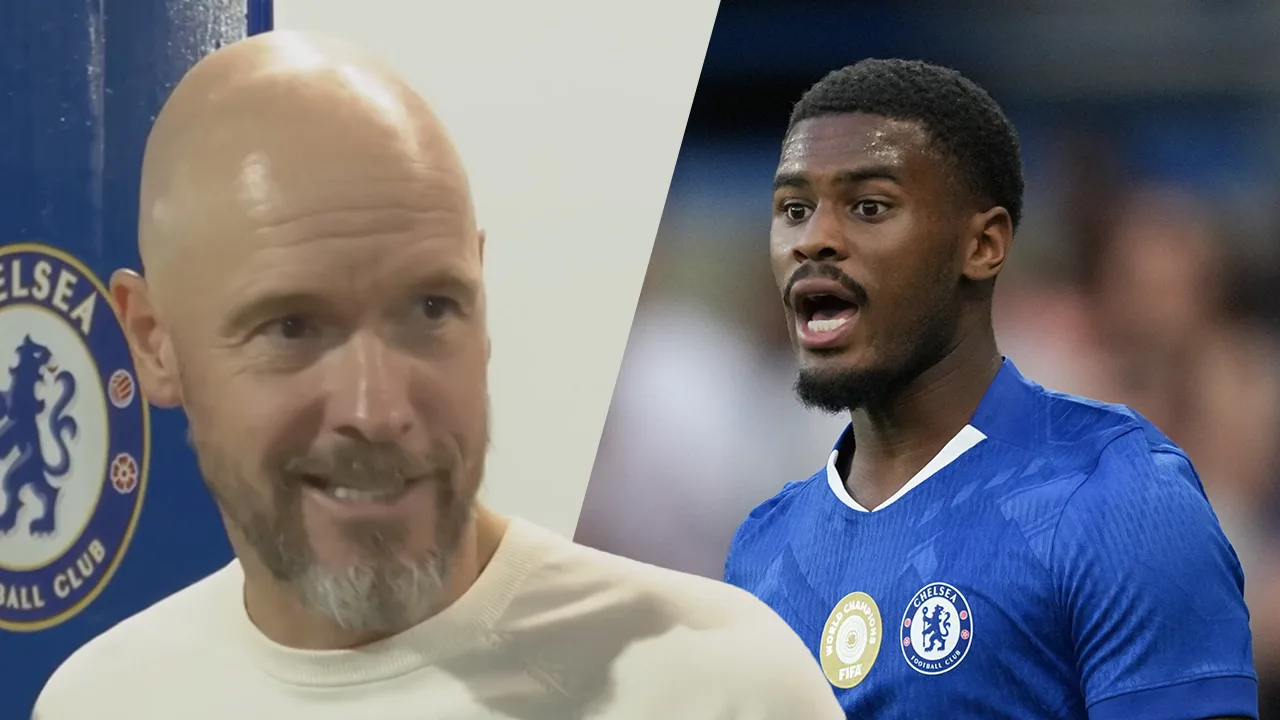 Video: Ten Hag dolt met Hato: 'Hij miste mij, omdat Ajax al jaren geen prijs meer heeft gewonnen'