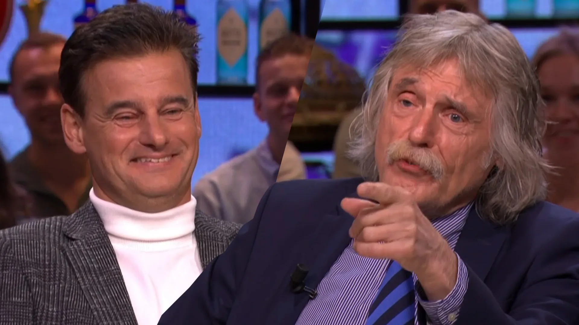 Johan klaar met Wilfred: 'Met je kut coltruitje, ik zal ‘m een keer over je kop trekken!'