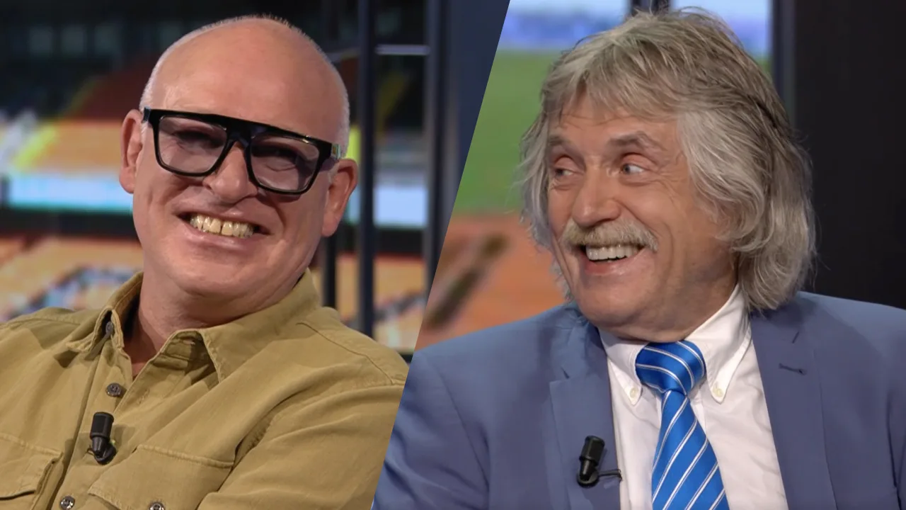 Johan en René hebben grootste lol tijdens nabeschouwing Dundee United-AZ