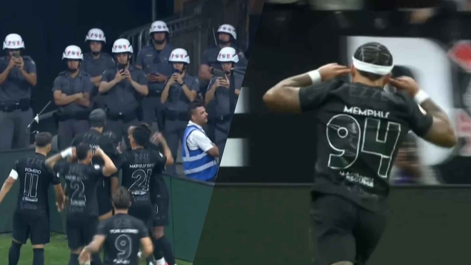 Video: Memphis maakt op prachtige wijze eerste goal voor Corinthians