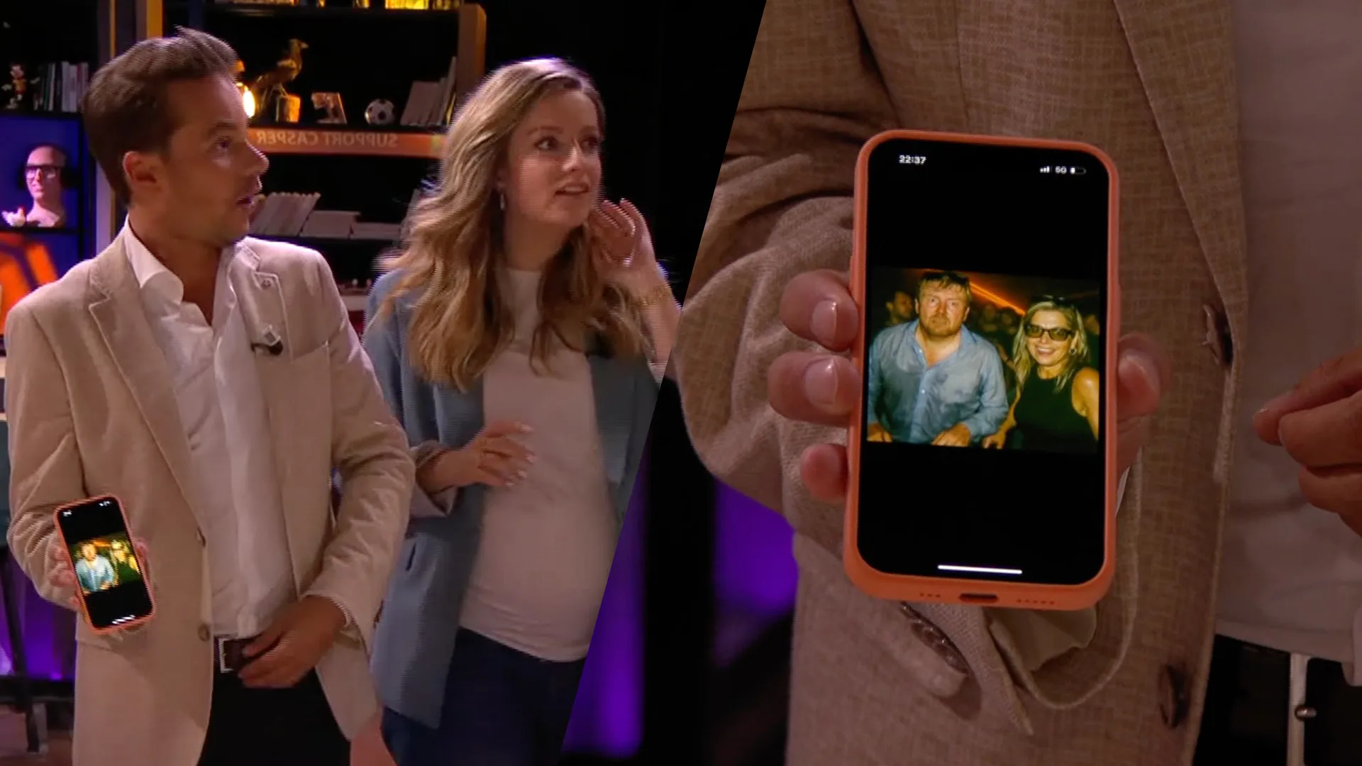 Aran Bade ontvangt foto van feestend koningspaar: 'Een wilde nacht in Doetinchem!'