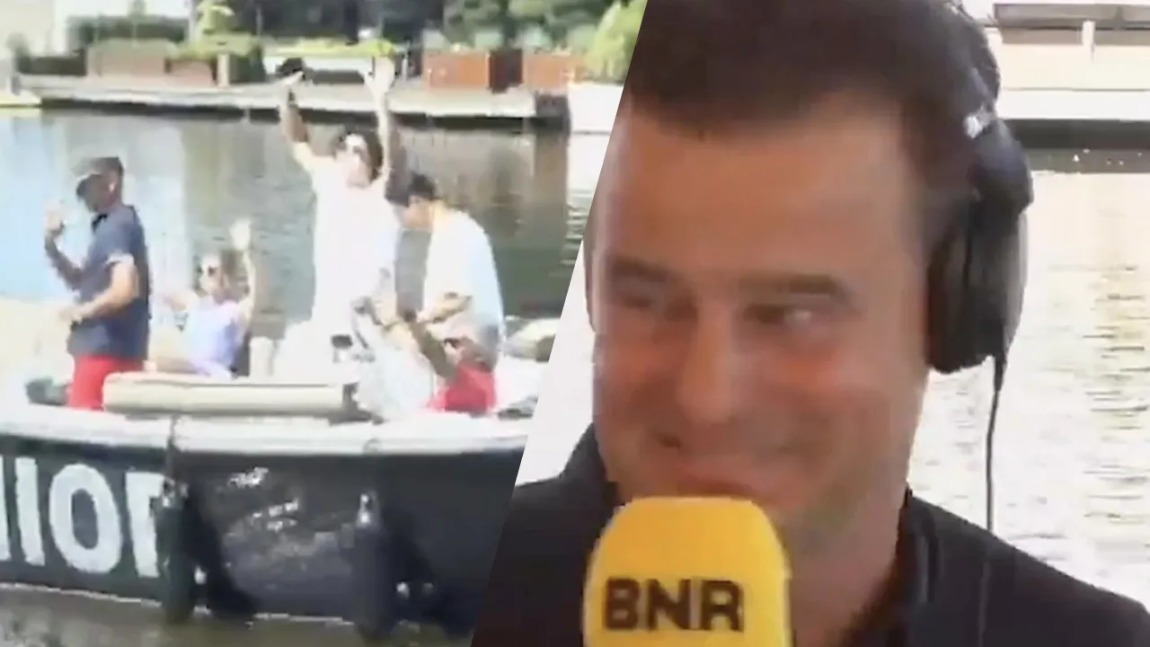 Radio-interview van Wilfred abrupt onderbroken door fans: 'Ik heb ze niet ingehuurd, hoor!'